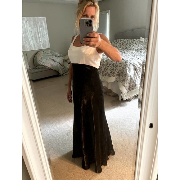 Alex black and white shimmery evening cocktail dress size 8 - Picture 7 of 7